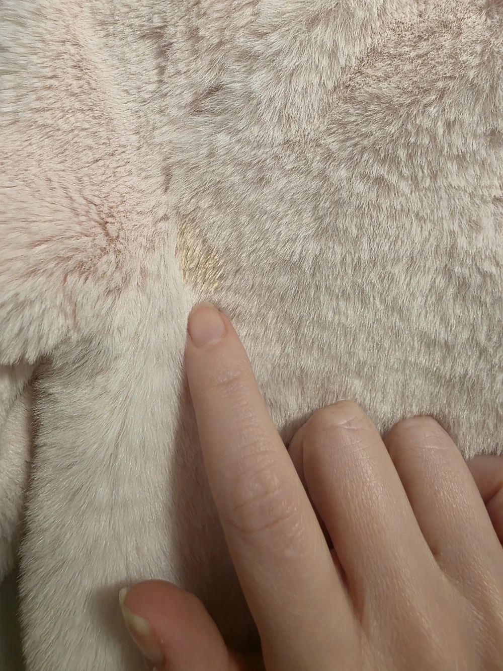 Cat & Jack Light Pink Faux-Fur Zip Hoodie
